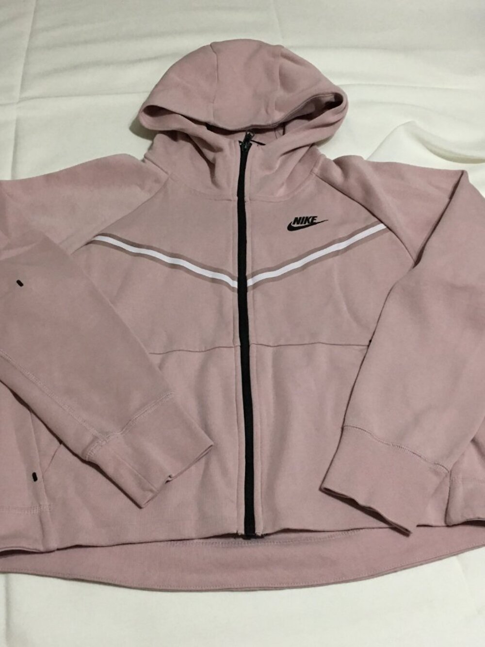 Nike Tech Fleece Full-Zip Jacket Womens Small Pink CW4298
